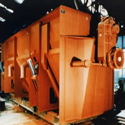 Silver Engineering beet washer unit, an example of proprietary sugar processing equipment